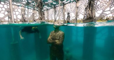 Sculptures Off Beach In Maldives Destroyed After Government Declares The Un-Islamic Sculptures Off Beach In Maldives Destroyed After Government Declares The Un-Islamic